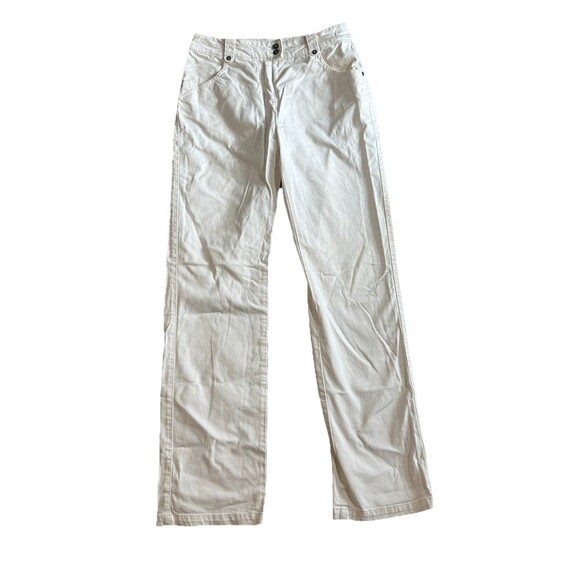 Saint James Women’s Double Button White Pants Made In France 30x31‎ - Picture 2 of 7